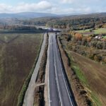 37 km 75+450 układanie warstw konstrukcji nawierzchni