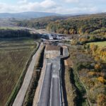 39 km 75+850 układanie warstw konstrukcji nawierzchni