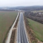 37 km 75+440 układanie warstw konstrukcji nawierzchni