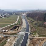 44 km 76+640 obiekt MS 2.9, układanie warstw konstrukcji nawierzchni