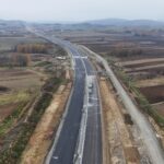 6 km 69+320 układanie warstw konstrukcji nawierzchni