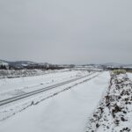 1 km 69+200 ułożone warstwy asfaltowe(zgodnie z km)