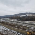 16 km 75+200 ułożone warstwy asfaltowe (zgodnie z km)