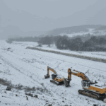 16 km 75+200 ułożone warstwy asfaltowe (zgodnie z km)