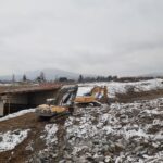 21.3 km 77+600 roboty ziemne - docelowy węzeł Dukla