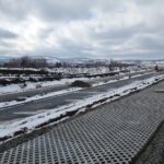 1 km 69+200 ułożone warstwy nawierzchni (zgodnie z km)