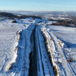 15 km 71+430 układanie warstw konstrukcji nawierzchni