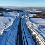 16 km 71+610 układanie warstw konstrukcji nawierzchni
