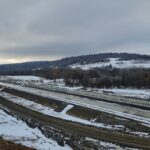 16 km 75+200 ułożone warstwy asfaltowe (zgodnie z km)