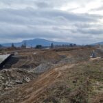 21.3 km 77+600 roboty ziemne - docelowy węzeł Dukla