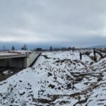 21.3 km 77+600 roboty ziemne - docelowy węzeł Dukla