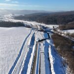 39 km 75+830 etap układania warstw konstrukcji nawierzchni