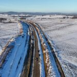 4 km 68+780 układanie warstw konstrukcji nawierzchni