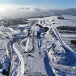 48 km 77+280 roboty ziemne, docelowy węzeł Dukla