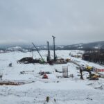 5 km 72+350 obiekt ES 2.1 - prace palowe