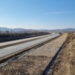 1 km 69+200 ułożone warstwy nawierzchni (zgodnie z km)