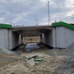 11 km 74+170 obiekt PZDs 2.2 - etap wykonywania zasypek, płyt przejściowych