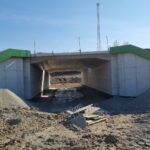 11 km 74+170 obiekt PZDs 2.2 - etap wykonywania zasypek, płyt przejściowych