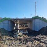 11 km 74+170 obiekt PZDs 2.2 - etap wykonywania zasypek, płyt przejściowych