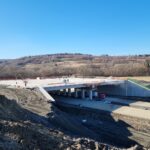 14 km 75+000 obiekt PZGd 2.3, ułożone warstwy nawierzchni (zgodnie z km)