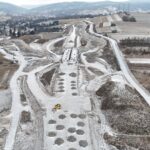 48 km 77+300 roboty ziemne, docelowy węzeł Dukla