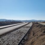 1 km 69+200 ułożone warstwy nawierzchni (zgodnie z km)