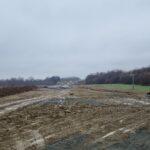 11 km 74+170 obiekt PZDs 2.2 - etap wykonywania zasypek, płyt przejściowych