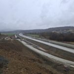 16 km 75+200 ułożone warstwy asfaltowe (zgodnie z km)