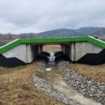 19 km 76+800 obiekt MS 2.9 - wykonane kapy chodnikowe