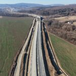 37 km 75+410 etap układania warstw konstrukcji nawierzchni