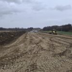 8 km 74+170 obiekt PZDs 2.2 - etap wykonywania zasypek, płyt przejściowych
