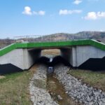 19 km 76+800 obiekt MS 2.9 - wykonane kapy chodnikowe