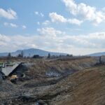 21.3 km 77+600 roboty ziemne - docelowy węzeł Dukla