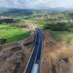 24 km 72+810 układanie warstw konstrukcji nawierzchni