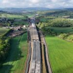 29 km 73+810 układanie warstw konstrukcji nawierzchni