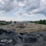 9 km 74+170 roboty ziemne, wyk. zasypki obiektu PZDs 2.2 (zgodnie z km)