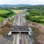 35 km 74+900 obiekt PZGd 2.3, ułożone warstwy nawierzchni