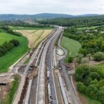 36 km 75+120 ułożone warstwy nawierzchni