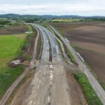 4 km 68+690 roboty ziemne, ułożone warstwy nawierzchni