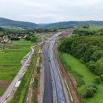 45 km 76+820 ułożone warstwy nawierzchni