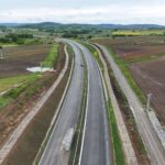 5 km 68+850 ułożone warstwy nawierzchni