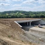 14 km 75+000 obiekt PZGd 2.3, ułożone warstwy nawierzchni