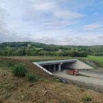 12 km 75+000 obiekt PZGd 2.3, ułożone warstwy nawierzchni