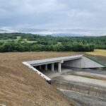 14 km 75+000 obiekt PZGd 2.3, ułożone warstwy nawierzchni