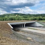 14 km 75+000 obiekt PZGd 2.3, ułożone warstwy nawierzchni