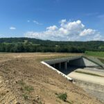 14 km 75+000 obiekt PZGd 2.3, ułożone warstwy nawierzchni