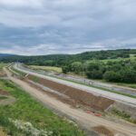 16 km 75+200 ułożone warstwy nawierzchni (zgodnie z km)