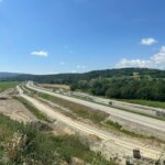 16 km 75+200 ułożone warstwy nawierzchni (zgodnie z km)