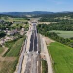 31 km 73+960 obiekt PZDs 2.2, ułożone warstwy nawierzchni