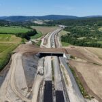 35 km 74+770 ułożone warstwy nawierzchni
